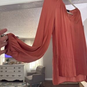 Rachel Zoe Rust Blouse